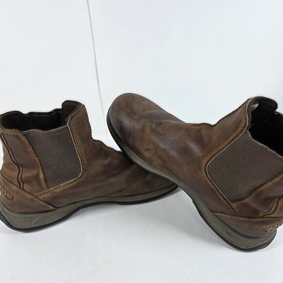 Red Wing Men's 10.5 D Brown Leather Boots 6711 Steel Toe Work Safety slip on - Picture 12 of 12